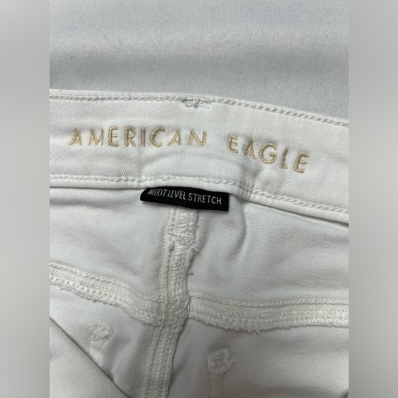 American Eagle Hi-Rise Distressed Cropped Skinny Jeans - Picture 3 of 16